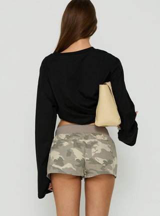 Fender Cargo Micro Shorts Snow Camo