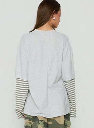 Bottega Shirt Ash Stripe