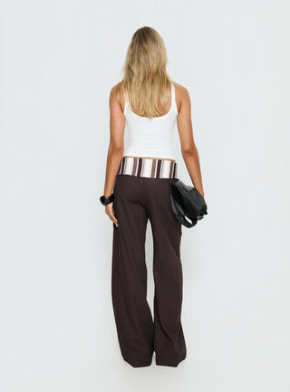 Quenlin Folded Straight Leg Pant Multi