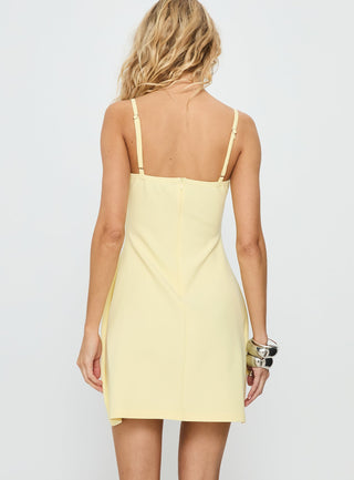 Skarlette Mini Dress Yellow