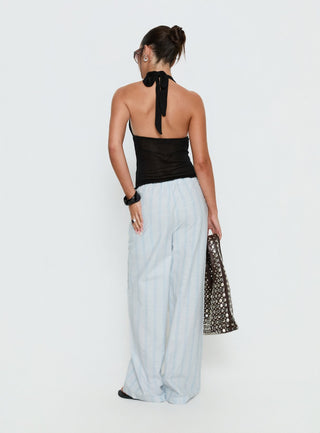 Parklea Pants Blue  White Stripe