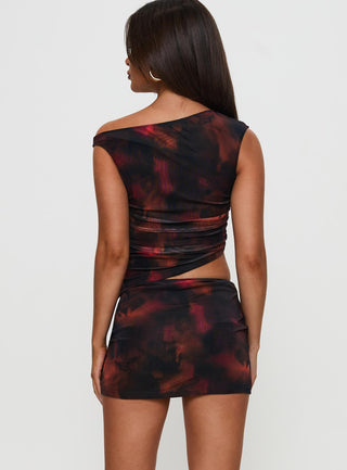 Maribella Set Black  Red