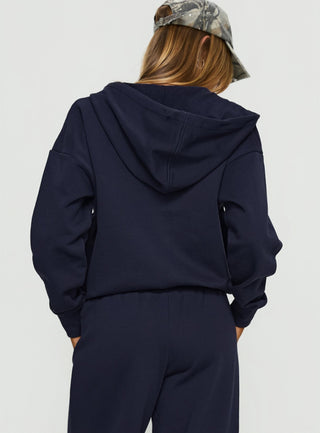 All Day Oversized Hoodie Navy