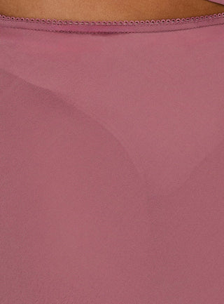 Vianna Sheer Midi Skirt Pink