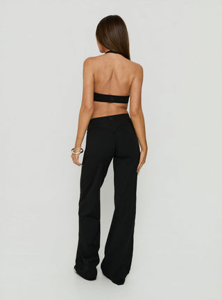 Velora Active Wide Leg Pants Black
