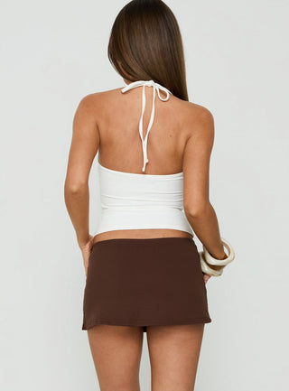 Daily Define Micro Skort Brown