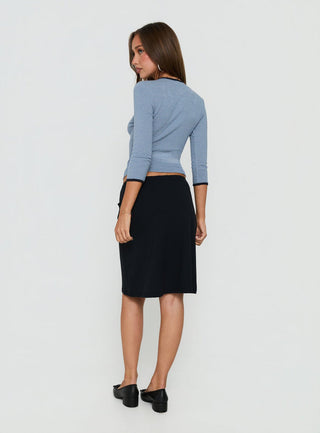 Daily Define Midi Skirt Black