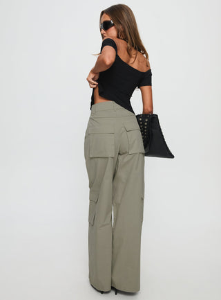 Companions Cargo Slack Pant Khaki