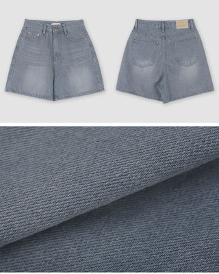 Fog Blue Denim Shorts - Size 4