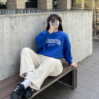 Washington Crop Sweatshirt