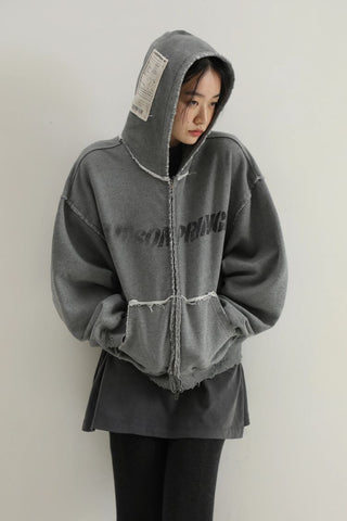 [MASONPRINCE] 460G Heavyweight Remake Zip-Up Hoodie