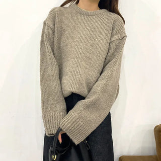 pumpkin round knit