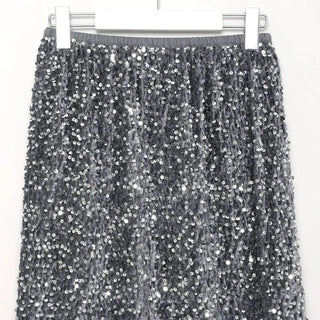 Sequined long skirt