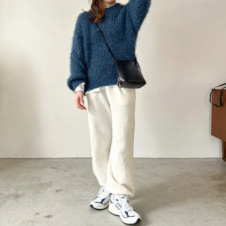 Brushed round knit