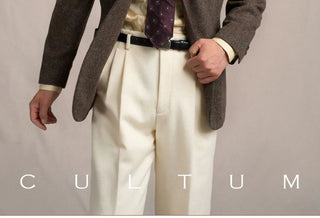 [CULTUM] 1930s Wool Herringbone Check Blazer