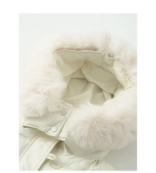 Cotton Button Short Down Jacket