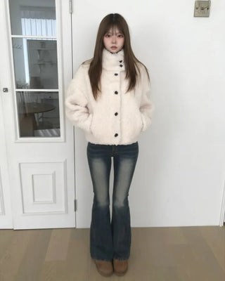 HIGH NECK DUDDLE JACKET (3color)