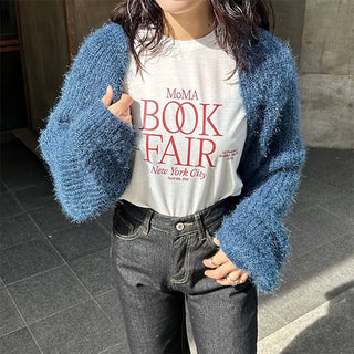 Soft bolero cardigan