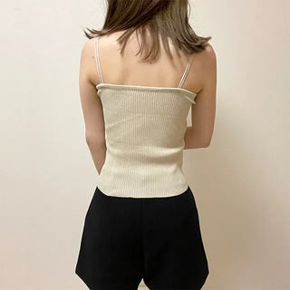 poni ribbed sleeveless