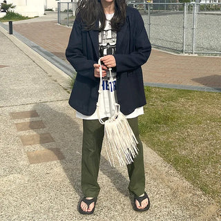 Basic linen jacket
