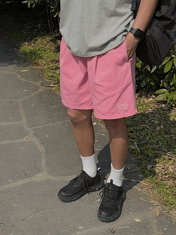 Workshop Pigment Banding Shorts