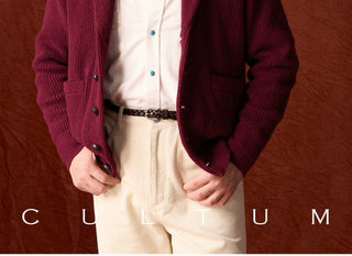 [CULTUM] Wool Shawl Collar Cardigan