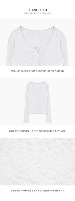 Ronin Henley Neck Punching T-Shirt - 4 Colors