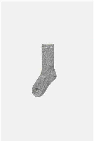 [MASONPRINCE] Anti-Sweat Mid-Calf Logo Socks