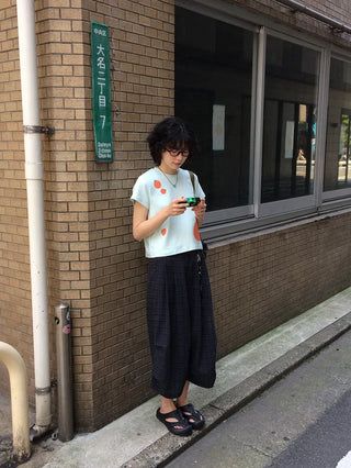 Checked shorts