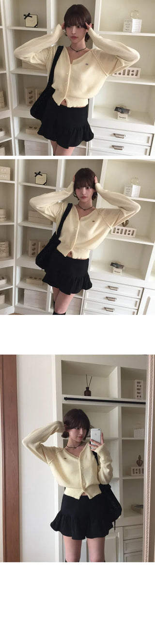 Natsu Round Neck Nagrang Cardigan - 6 colors