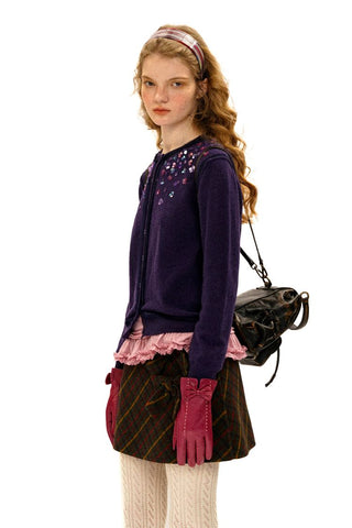 [Moromoro2]Sequin Embellished Cardigan