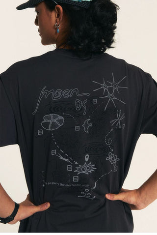 [Monterest] Quick-Dry Reflective Print T-Shirt