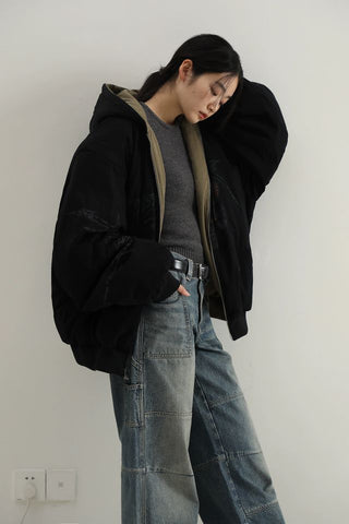 MASONPRINCE Reversible Printed Hood Jacket
