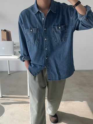 Dijon Pocket Denim Overshirt
