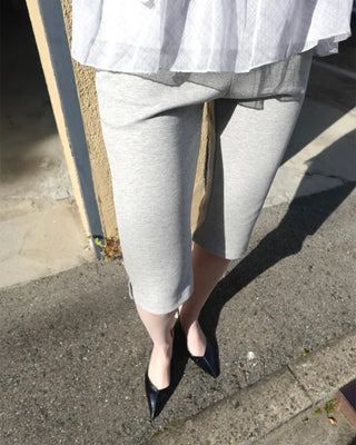 Slit Capri Pants