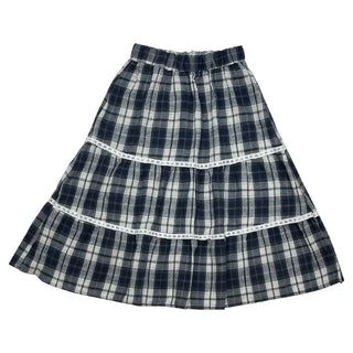 (3 colors) Checkered Mini Skirt