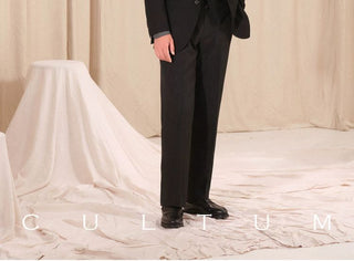 [CULTUM] Brushed Herringbone Suit Set
