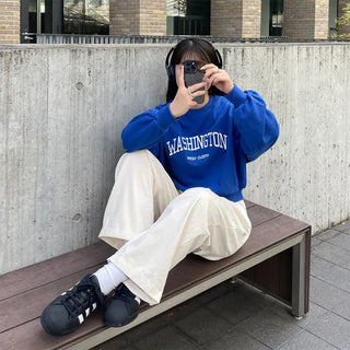 Washington Crop Sweatshirt