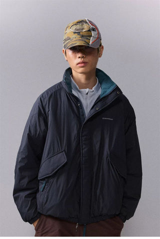 [Monterest] Water-Resistant Stand Collar Padded Jacket