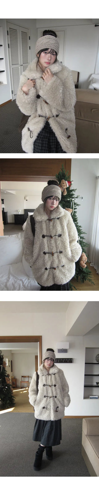 Half Tteokbokki Duffle Coat - 2 colors