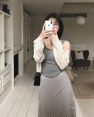 Checked skirt - 2 sizes