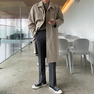 Autumn Cotton Mac Coat (2 colors)