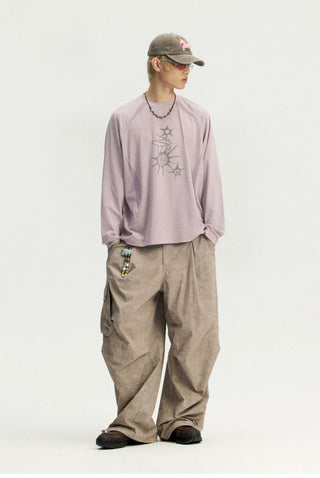 [Monterest] Waffle Knit Quick-Dry Long Sleeve Tee