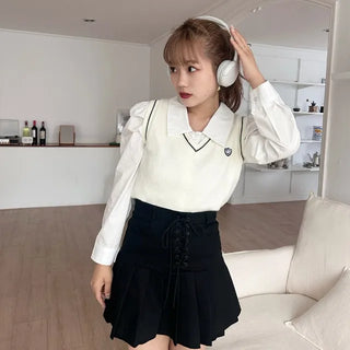 Vest and shirt set