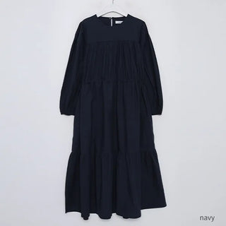 Waist strap long dress