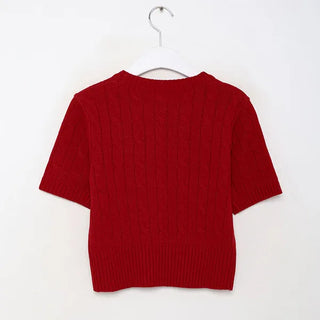Cable sweater
