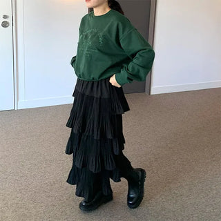 Asymmetrical Cantan Skirt