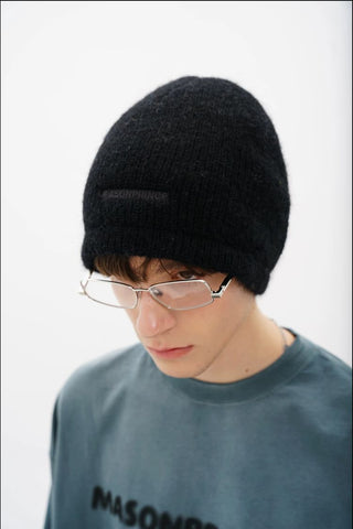 [MASONPRINCE] Wide Brim Mohair Blend Beanie