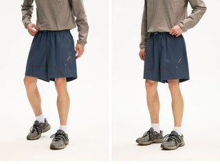 [Monterest] Contrast Stitch Outdoor Shorts