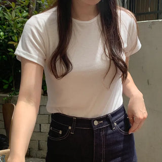 Basic simple short-sleeved T-shirt